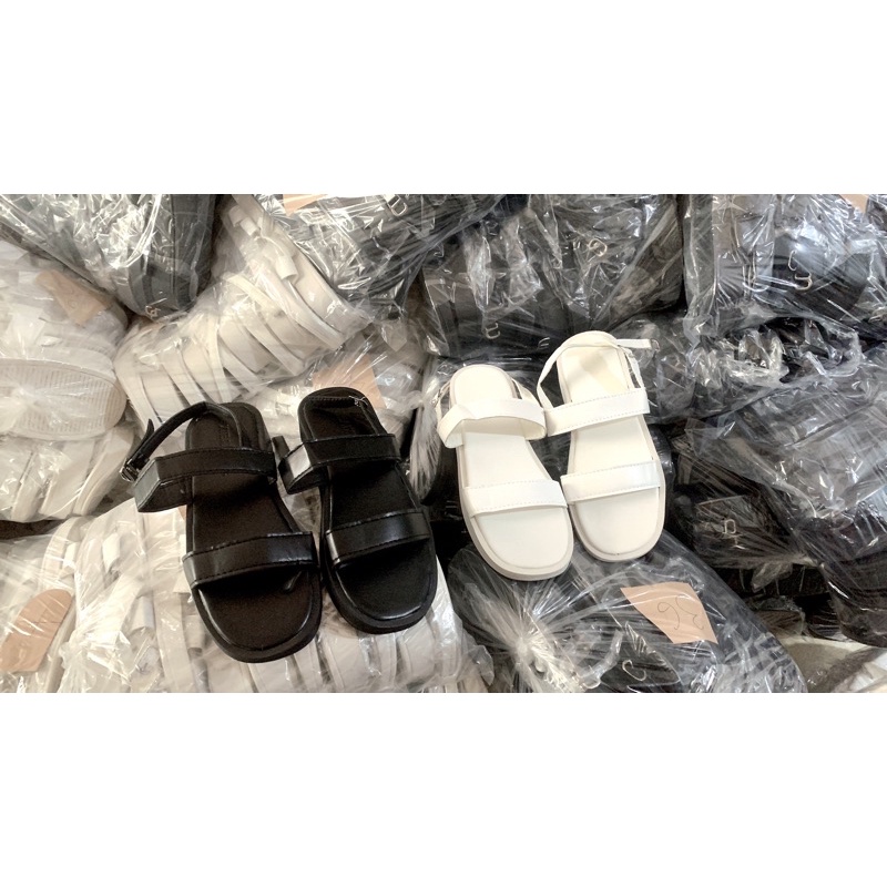 Sandal CK 2 quai trơn kèm clip thật