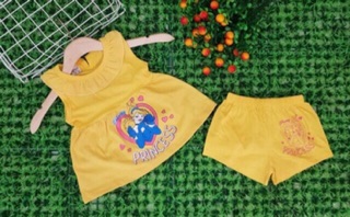 Bộ bèo cotton bé gái