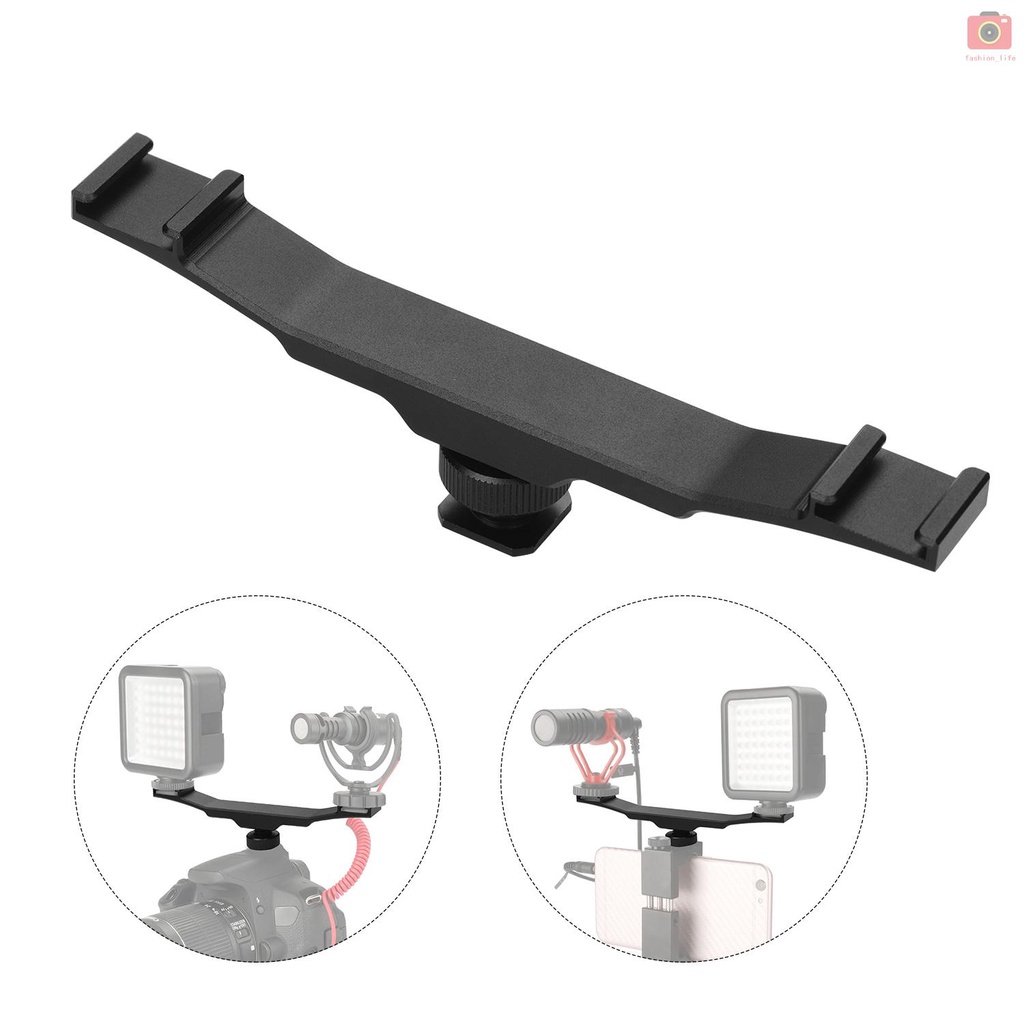 Thanh mở rộng hai đầu gắn ngàm gắn Camera DV DSLR/điện thoại thông minh