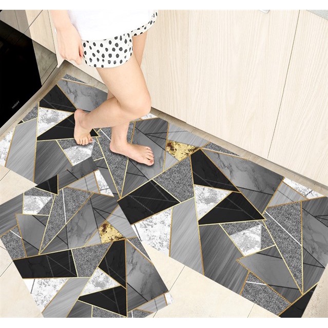 Bộ 2 thảm bếp phong cách sang trọng (BST01) mẫu ngẫu nhiên