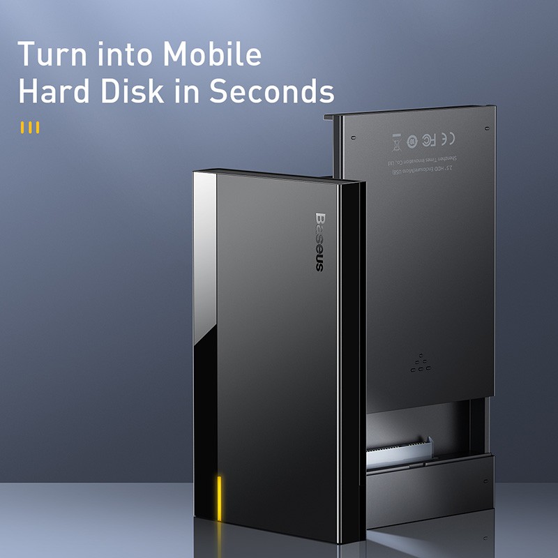 Baseus Hộp Đựng Ổ Cứng Hdd 2.5 Sata Sang Usb 3.0 Cho Ssd Type C 3.1 Hdd Box Hd | BigBuy360 - bigbuy360.vn