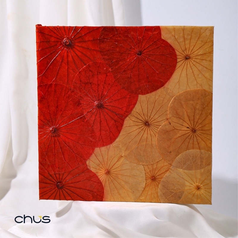TRANH CANVAS LÁ SEN / sản phẩm decor độc đáo