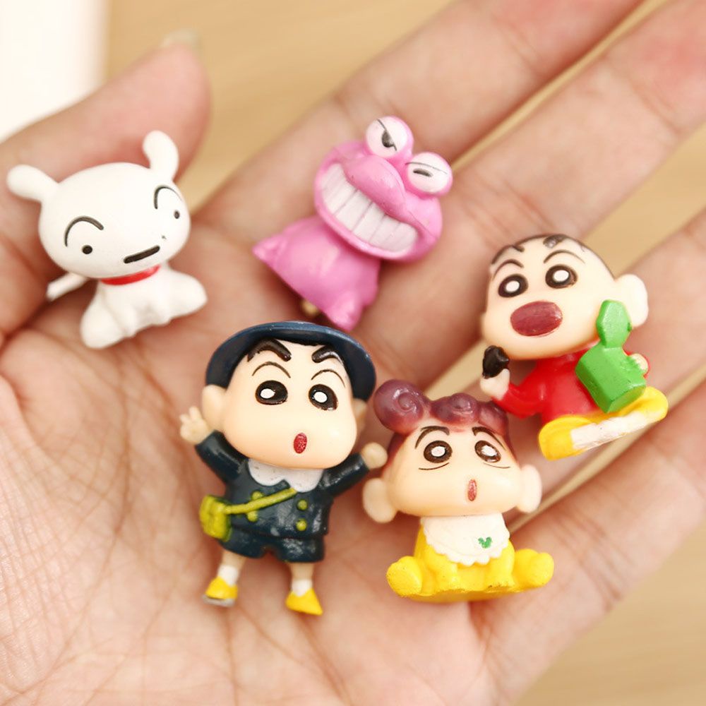 YIYU Mô Hình Nhân Vật Cậu Bé Bút Chì Shin Chan Bằng Pvc Làm Quà Tặng Cho Bé 1