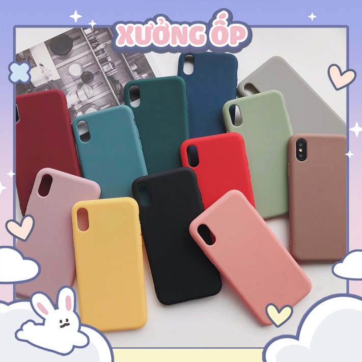 Ốp Lưng Iphone Trơn 5 màu 6/6plus/6s/6splus/7/7plus/8/8plus/x/xr/xs/11/12/pro/max/plus/promax | WebRaoVat - webraovat.net.vn