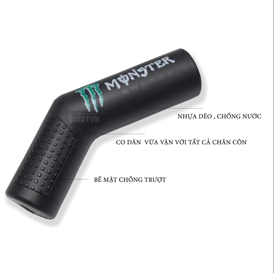 Miếng cao su bọc cần số xe côn tay, chống trơn trượt, nhựa dẽo, chống nước, bọc được tất cả các loại xe tay côn