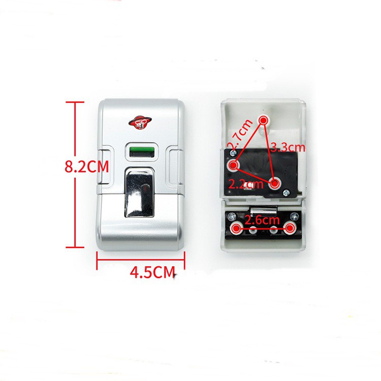 Khóa chốt cho vali khung nhôm bền đẹp chắc chắn