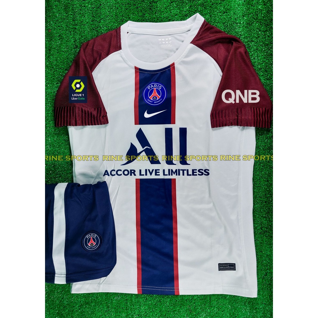 Hàng Thailand Super Bộ áo bóng đá PSG – Paris Saint Germain sân khách hàng Super thailand 2022-2023 Giống thi đấu
