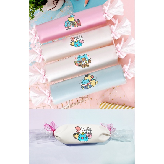 Hộp bút kẹo shin HBKC3  bóp viết totoro vô diện chuột vàng cậu bé bút chì one piece sumikko jinbeisan kero CCS