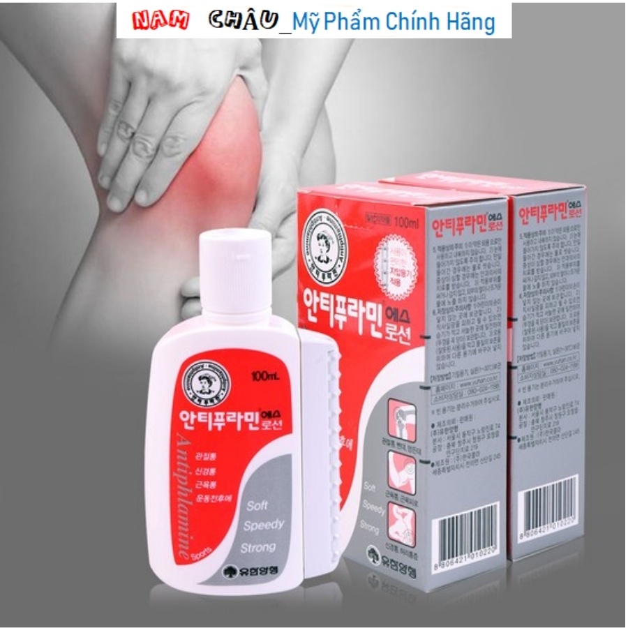 Dầu xoa bóp nóng HÀN QUỐC ANTIPHLAMINE 100ml