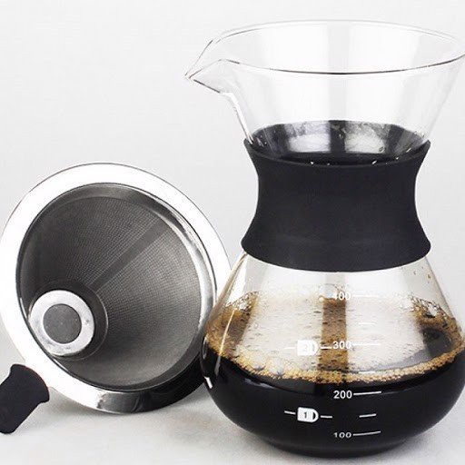 Bình Pha Cà Phê Chemex Tay Cầm Nhựa 400ml - Mr. Phin Coffee