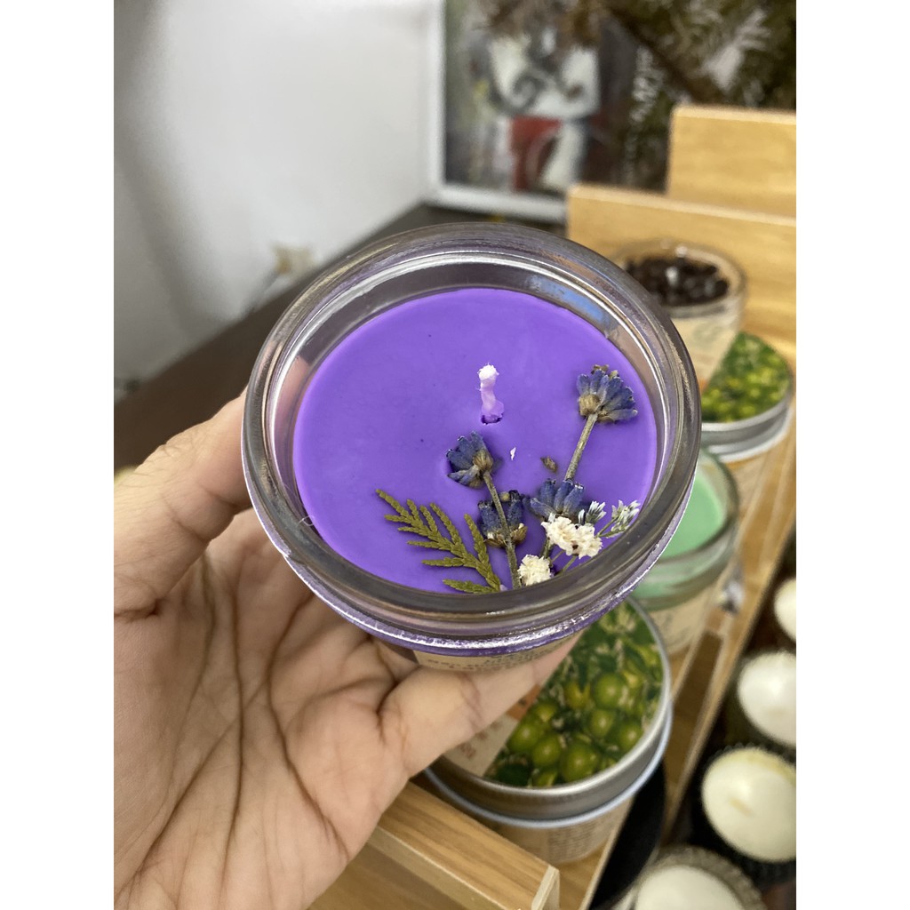 Nến thơm 100% sáp tự nhiên & tinh dầu nguyên chất Lee's Home. Natural wax scented candles handmade in Vietnam