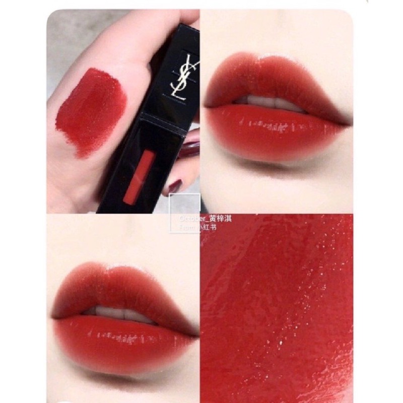 Son YSL Vinyl Cream Lip Stain, Son Kem YSL VINYL, YSL Velvet Cream Hàng Đủ Bill Bao Check