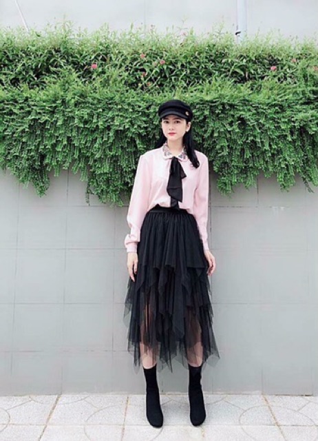 Chân váy voan công chúa xếp tầng siêu chảnh🍀 | BigBuy360 - bigbuy360.vn