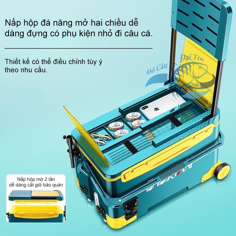 Thùng Câu Đài CHIXUAN Đa Năng Thể Tích 36 lít Cao Cấp giữ nhiệt cực tốt, thách thức mọi địa hình khi đi câu