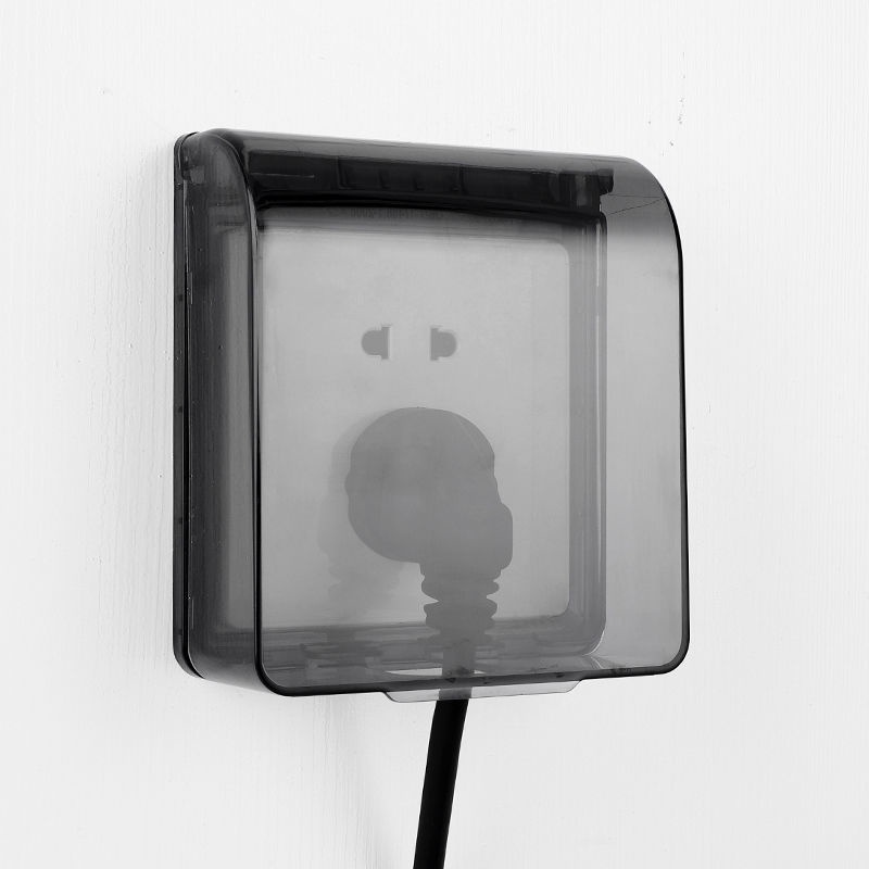 A-LIFE Hộp Đựng Bảo Vệ Ổ Cắm Điện Chống Thấm Nước Cho Nhà Tắm