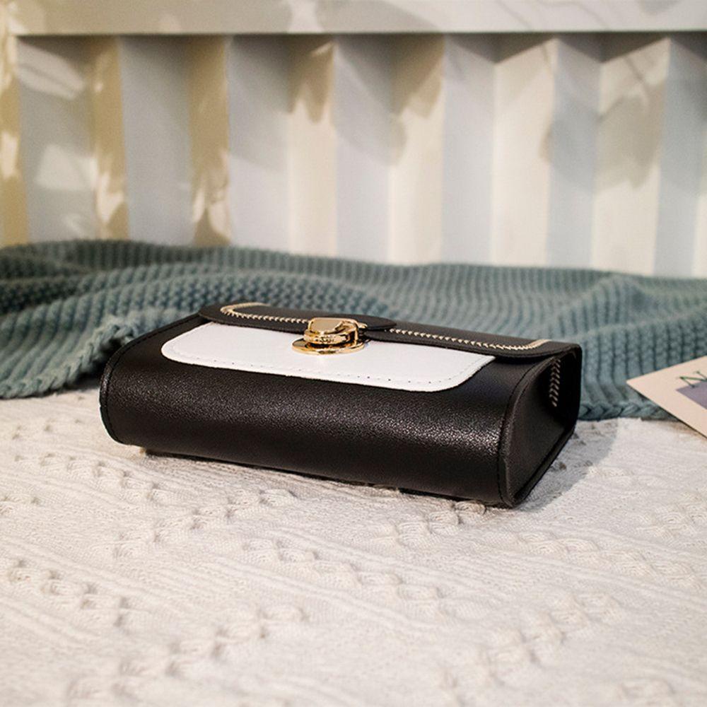 Túi Đeo Chéo Da PU Hình Vuông Cỡ Nhỏ Thời Trang Cho Nữ