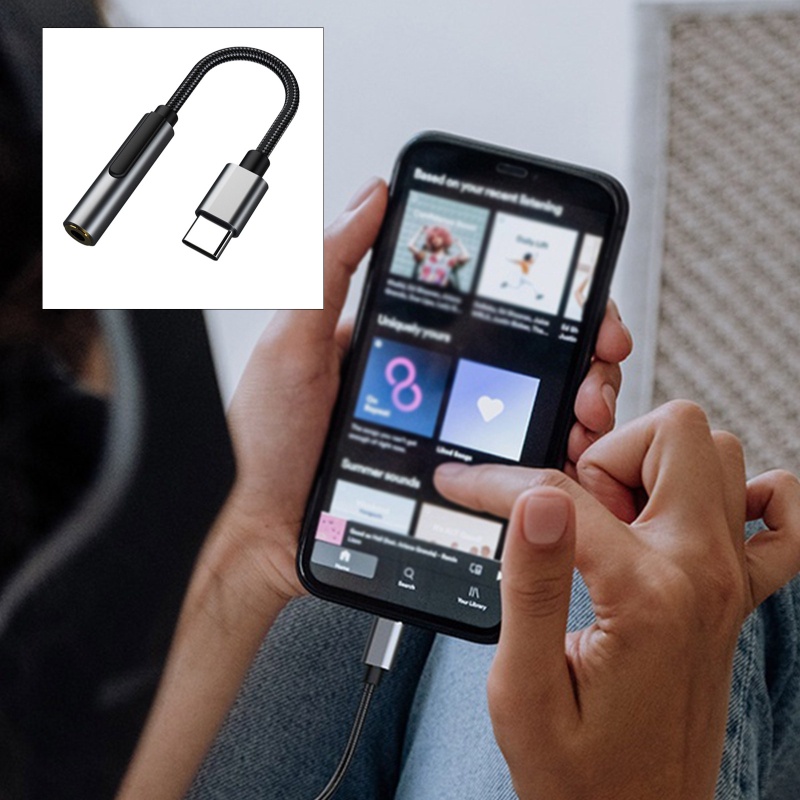 Cáp ChuyểN ĐổI Âm Thanh LoạI C Sang 3 5mm AUX USB C 3 5 Chuyên DụNg Cho Meizu S10 Note10