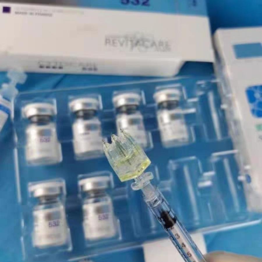 Đầu kim tiêm tinh chất meso 5 kim dùng cho cả tiêm tay cho người không biết tiêm và tiêm máy Crystal Care Hàn Quốc