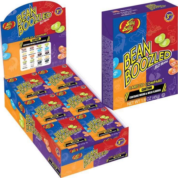 Kẹo Thối Hộp 100g Minion Bean Boozled Harri Potter kẹo thúi đình đám mùa 50