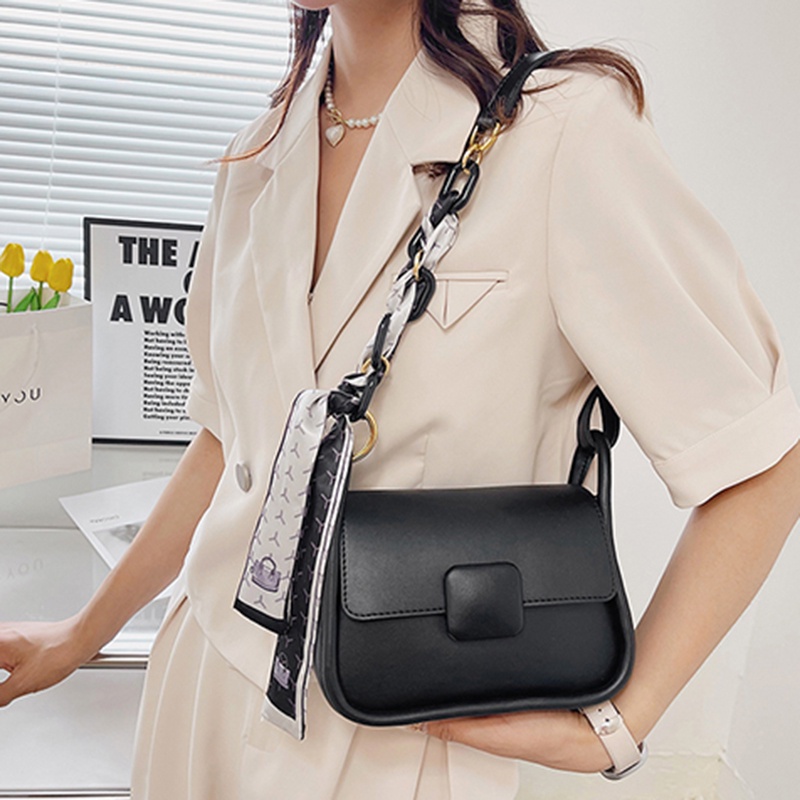 IELGY Túi Đeo Chéo Hình Vuông Cỡ Nhỏ Bằng Lụa Thời Trang Phong Cách Hàn Quốc Cho Nữ