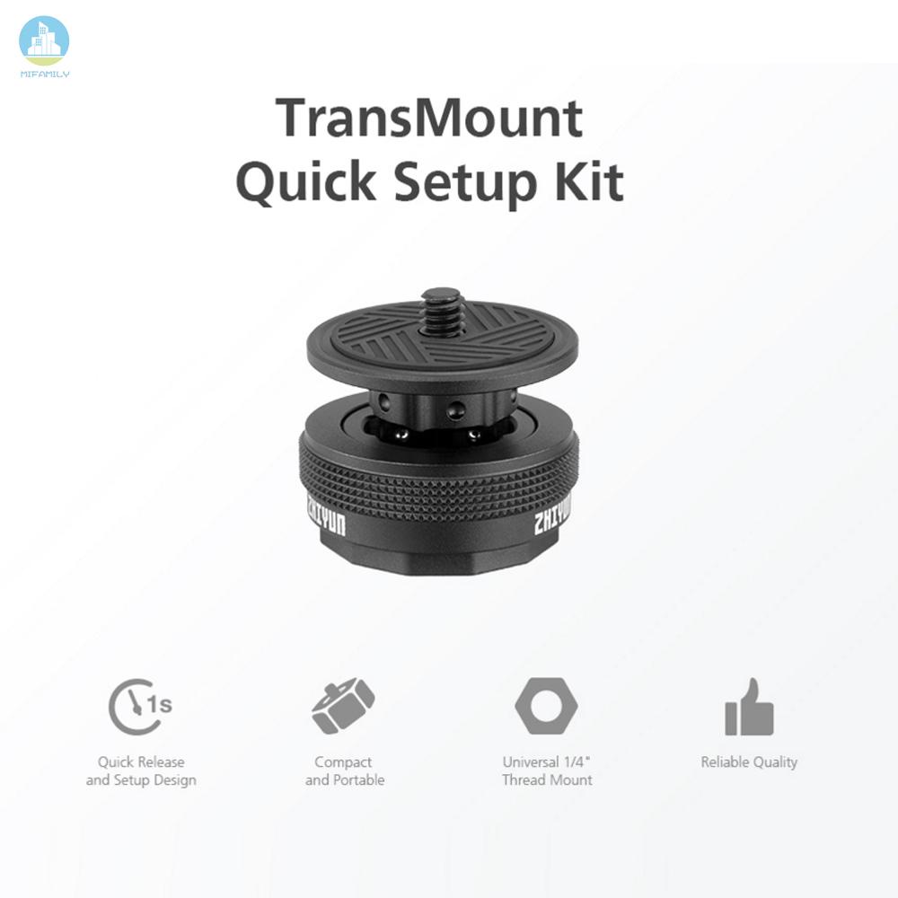 MI   Zhiyun Quick Setup Kit Stabilizer Accessories with 1/4 Inch Screw Mount for Zhiyun Crane 3 Lab/Weebill Lab/Crane 2/Crane Plus/Crane V2/Crane-M Stabilizer Gimbal