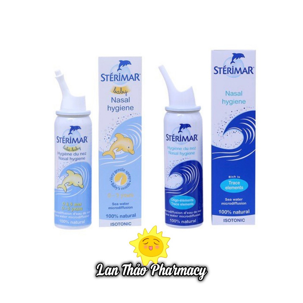 Dung dịch nước muối xịt mũi Sterimar 50ml chính hãng giá tốt