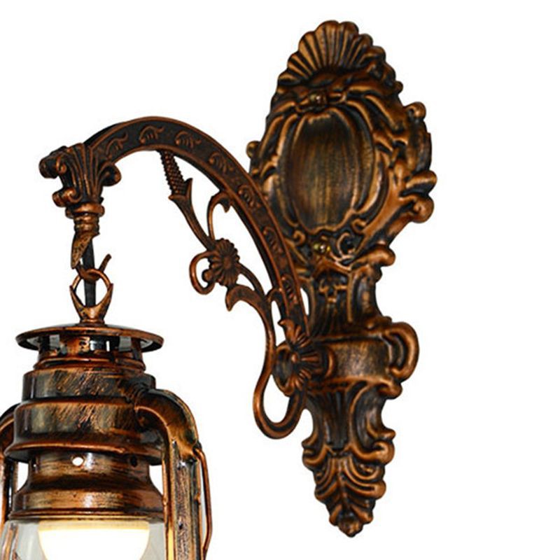 SEL Vintage LED Wall Lamp Barn Lantern Retro Kerosene Wall Light European Antique Style