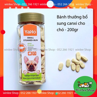 Hộp bánh thưởng bổ sung canxi cho thú cưng đồ ăn vặt cho chó mèo YH005