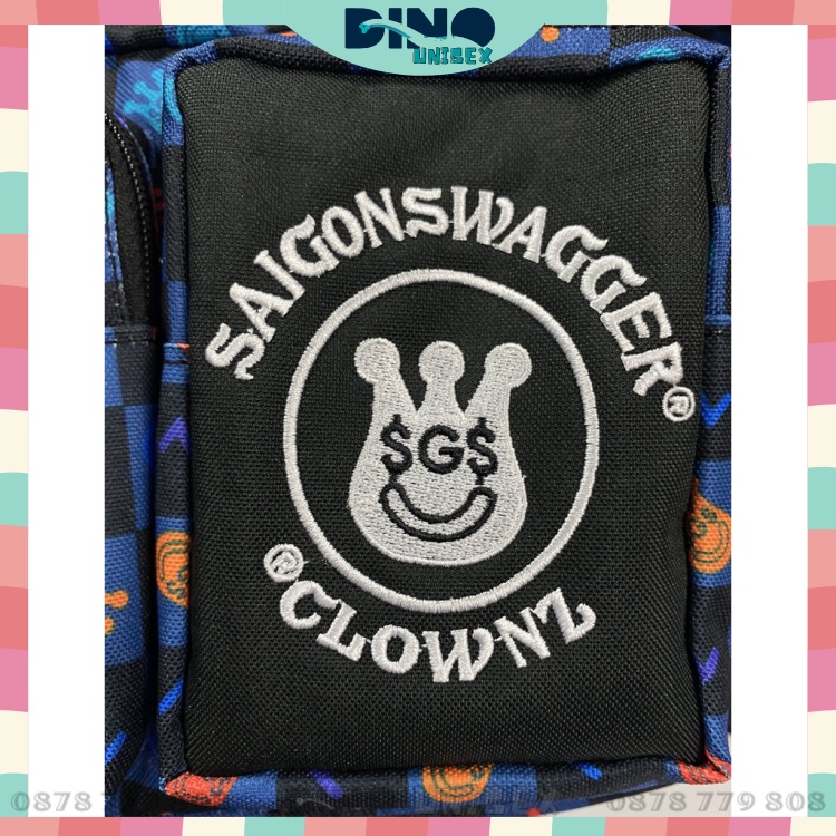 Túi Đeo Chéo Thời Trang Clownz x SGS | Họa Tiết Caro Unisex Freestyle