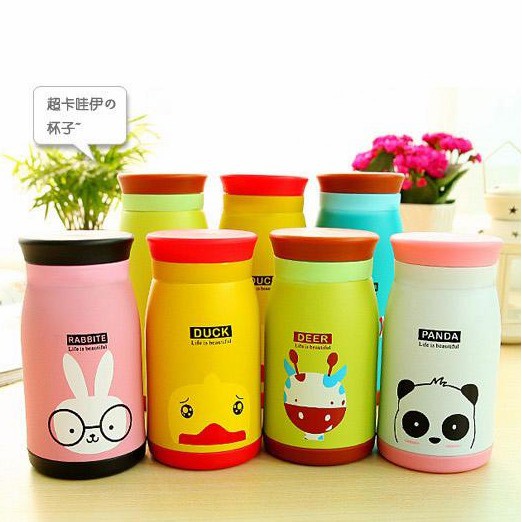 Bình giữ nhiệt Cao cấp hoạt hình Hàn Quốc 500ml An toàn tiện dụng