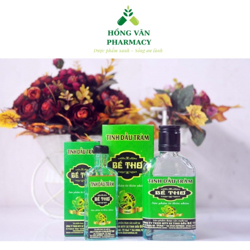 Tinh Dầu Tràm Bé Thơ 50ml Tinh Dầu Tràm Huế Nguyên Chất Nguyên Liệu 100% Tự Nhiên Tinh Dầu Tràm Cho Bé Chính Hãng