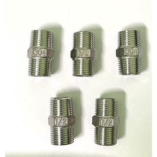 Kép nối 2 đầu rên Inox phi 21( 304)