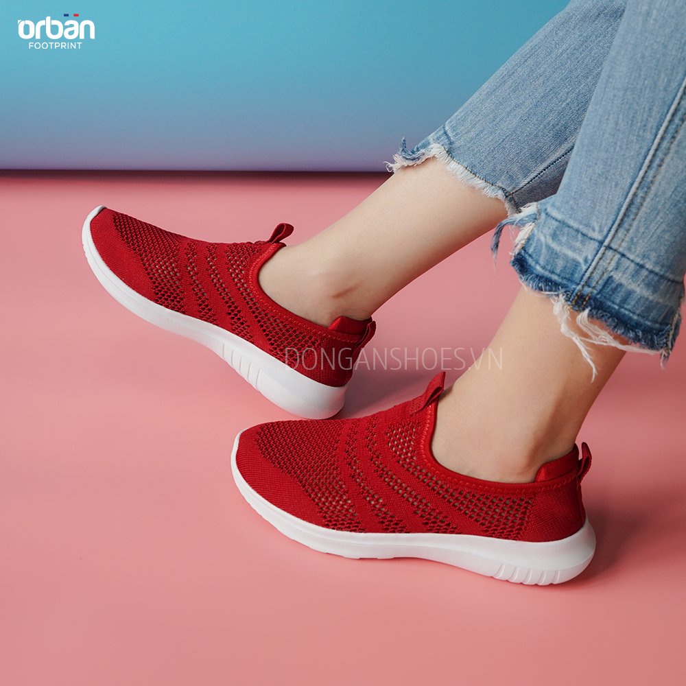 Giày sneaker nữ Urban TL1909 màu đỏ