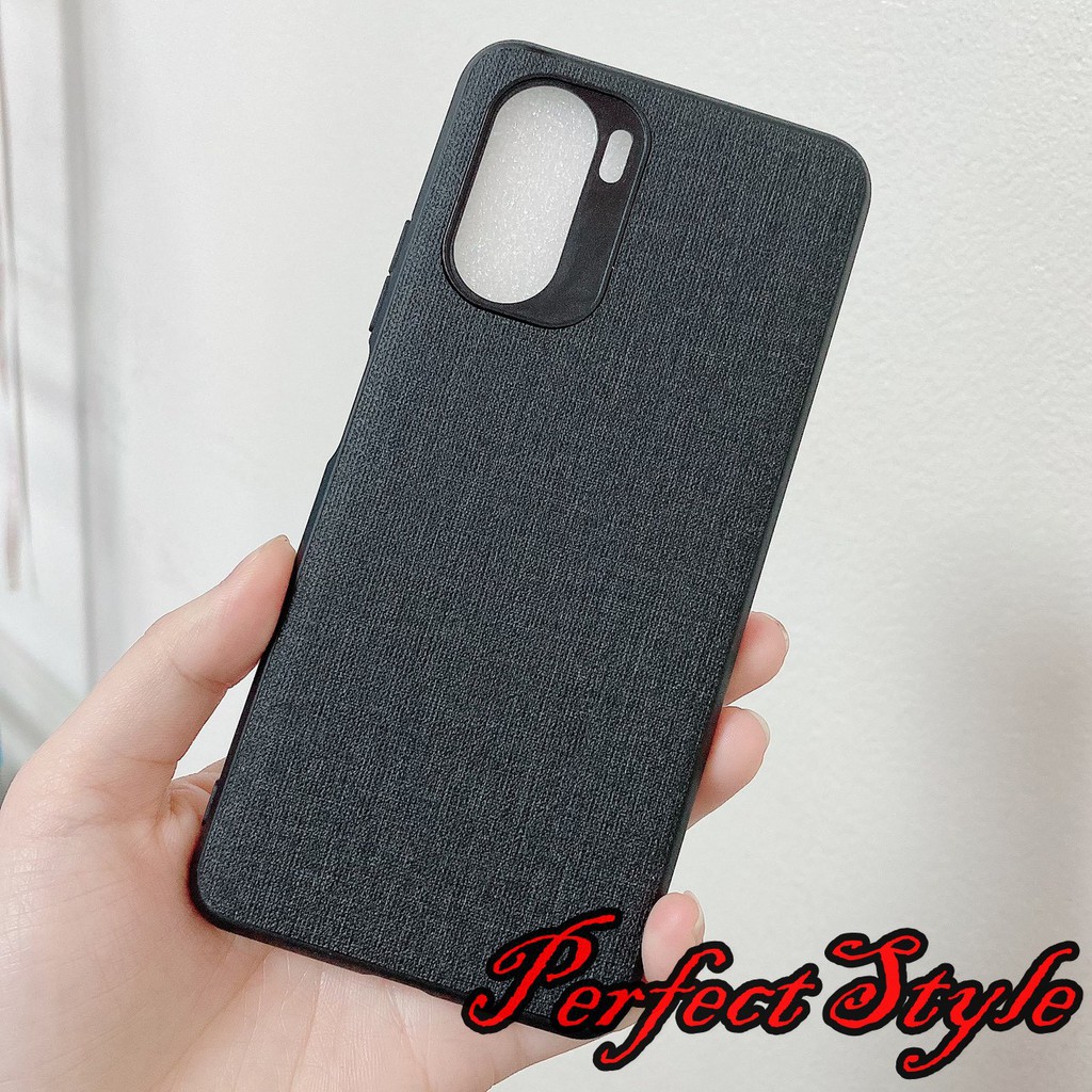 Ốp lưng Redmi K40 / K40 pro vân vải jean cao cấp