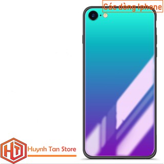ỐP lưng Iphone X / Iphone 7 / 8 mặt kính đa sắc cầu vồng