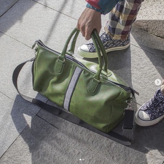 DirtyCoins Túi Logo Pattern Bowler Bag - Olive