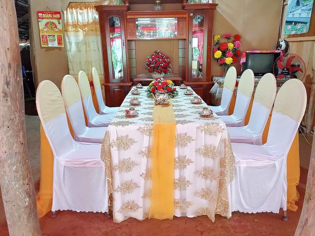 Vải ren đá thêu kim tuyến