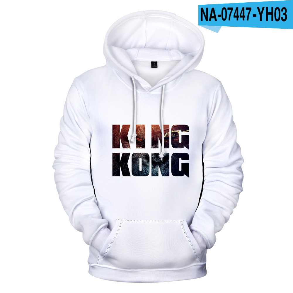 Anime Áo Hoodies Tay Dài In Hình Godzilla Thời Trang Birthday Gift