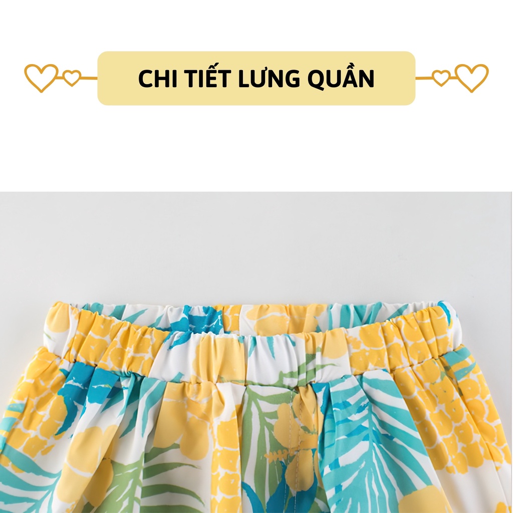 Quần dài bé gái 27Kids 27Home quần đi chơi mỏng mềm cho trẻ 2-10 Tuổi GLPE1