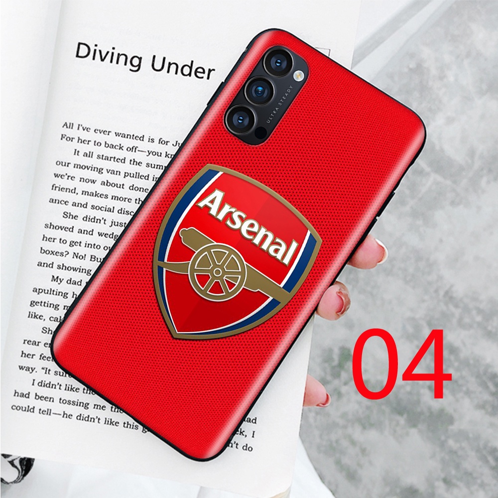 Ốp Điện Thoại Mềm Đen Hình Câu Lạc Bộ Bóng Đá WI-14 Arsenal Cho Samsung Galaxy M30S A70 A20S A10 A82 A20 M30 A50S A30 A70S A50 A10S A30S M21