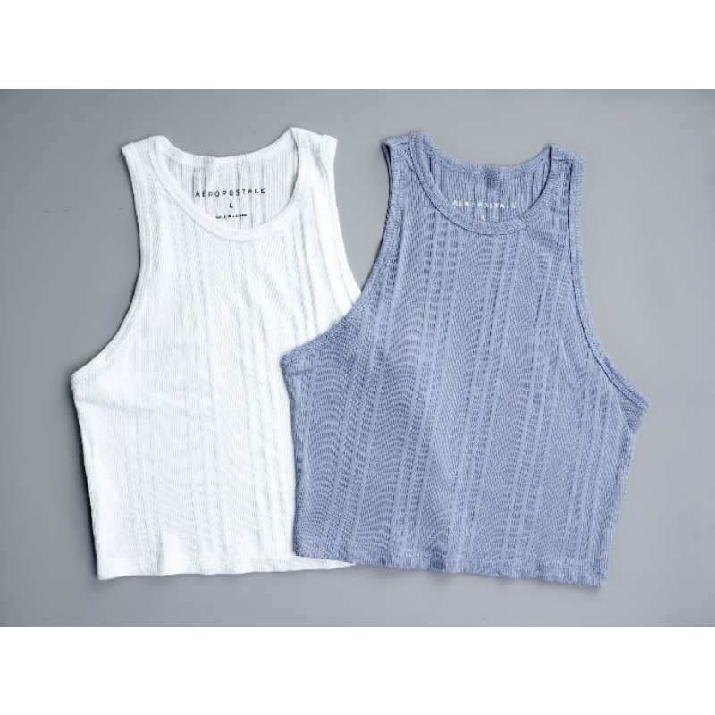 Áo sát nách dáng Crop top nữ AE