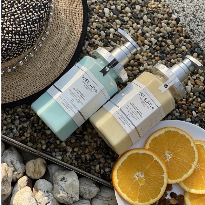 Set Dầu Gội và Dầu Xả Weilaiya Phục Hồi Đa Tầng Nấm Truffle