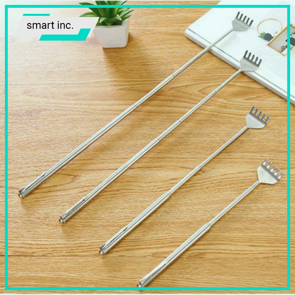 Cây Gãi Lưng Hình Bàn Tay Inox Kéo Dài Gập Rút Gọn Tiện Dụng