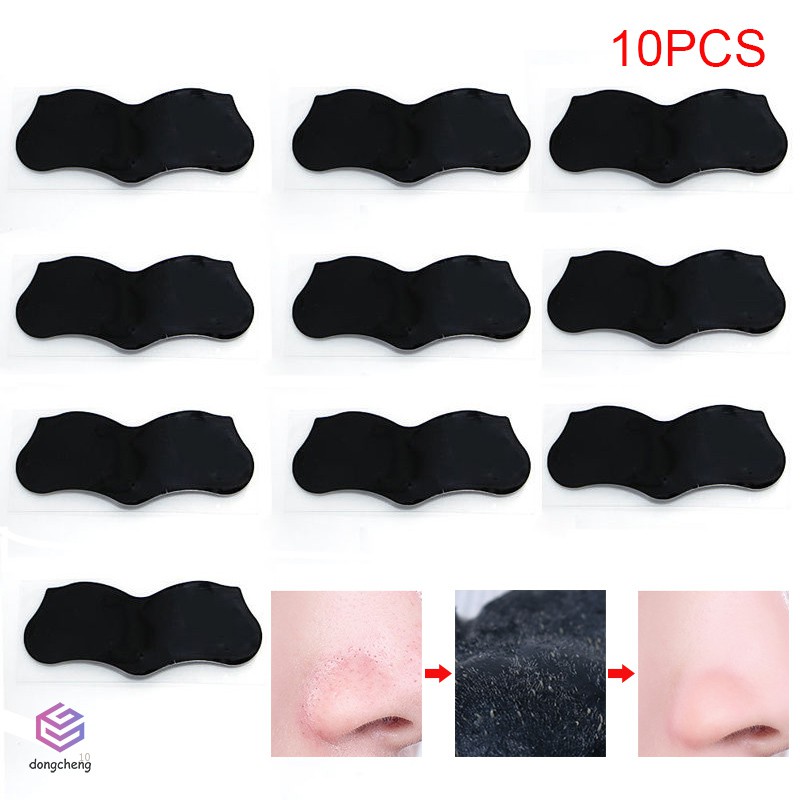 [Hàng mới về] 10 Miếng dán mũi lột mụn đầu đen làm sạch sâu lỗ chân lông hiệu quả