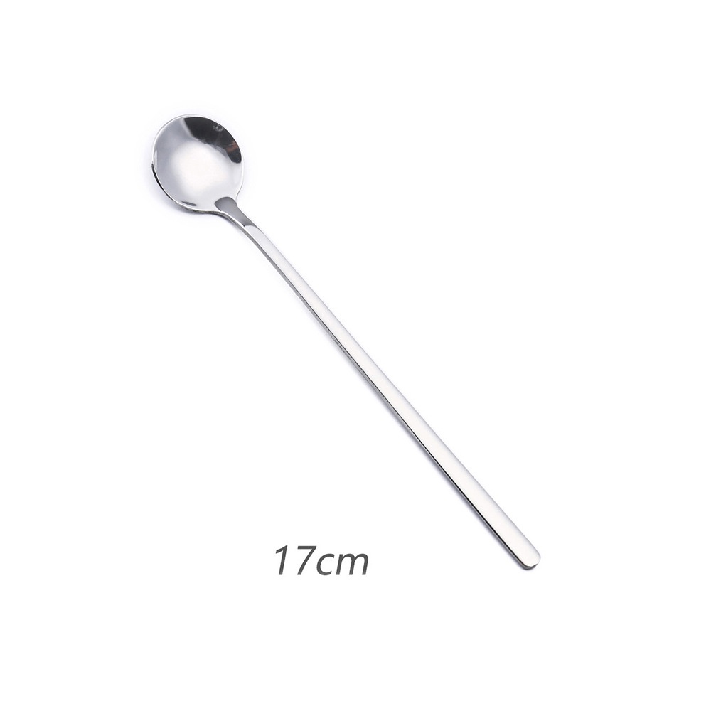 Thìa cafe Jiashi inox 304 tròn dài 15cm mạ vàng dùng uống trà cao cấp, sang trọng, tinh tế MTC04