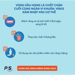 COMBO 2 CHAI NƯỚC SÚC MIỆNG PS DIỆT KHUẨN