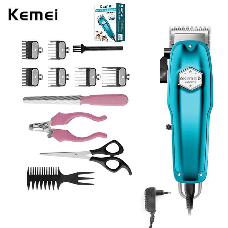 Bộ tông đơ KEMEI tỉa lông chuyên dụng cho thú cưng