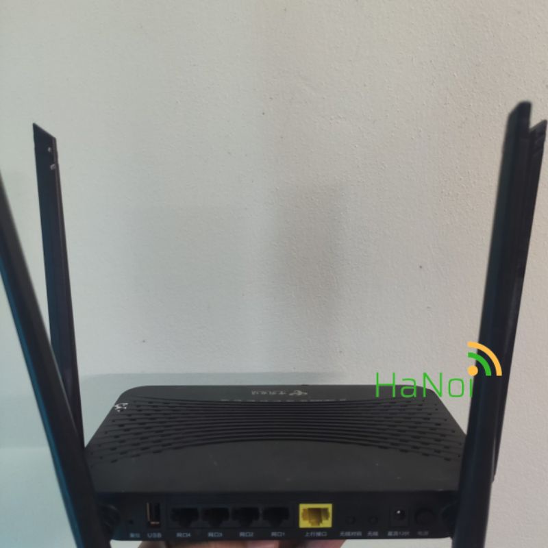 Wifi Bell AC1200 gigabit xuyên tường dual band 2.4 5Ghz 5 cổng Lan 1Gb