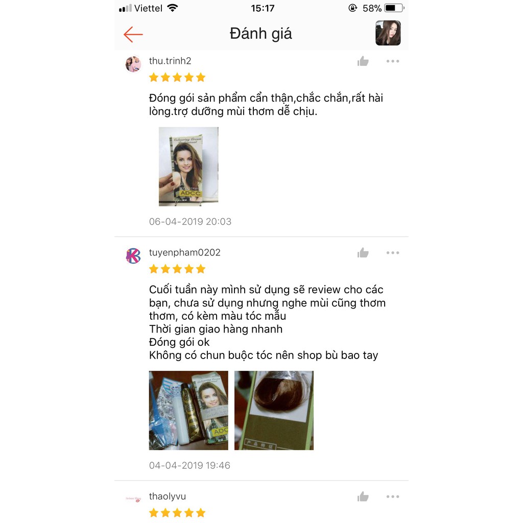 THUỐC NHUỘM TÓC màu hồng,Tặng kèm bộ giang tay và kem phát triển màu đầy đủ