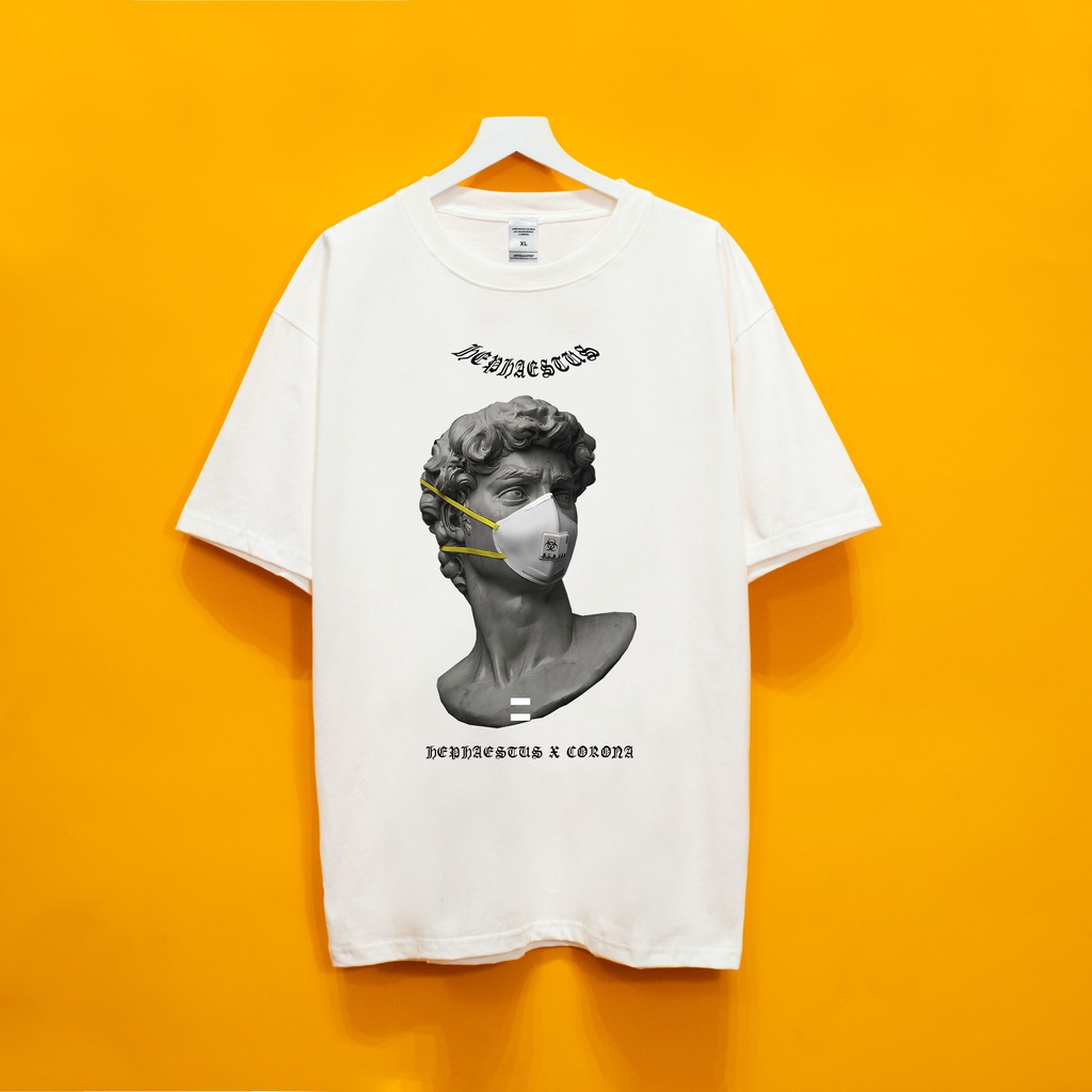 Áo thun  DAVIT KHẨU TRANG Dogo Store , Áo thun unisex nam nữ form rộng oversize chất liệu 100% Cotton